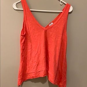 Coral tank top